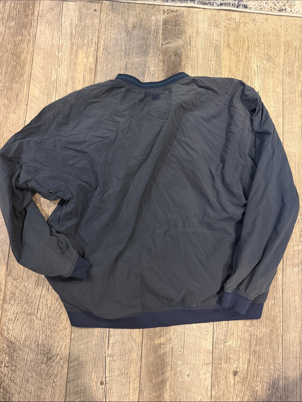 Dunbrooke Men's Navy V-Neck Pullover Sweater - Picture 5 of 5